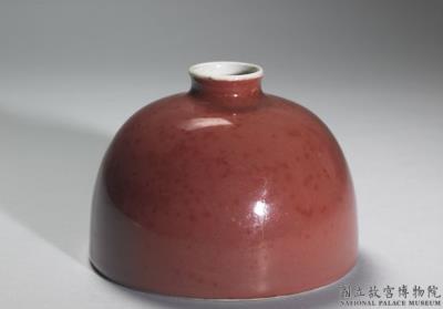 图片[2]-Flat bulbous vase with red glaze, Qing dynasty, Kangxi reign (1662-1722)-China Archive